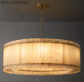 San Marco Alabaster Round Chandelier - thebelacan