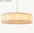 San Marco Alabaster Round Chandelier - thebelacan