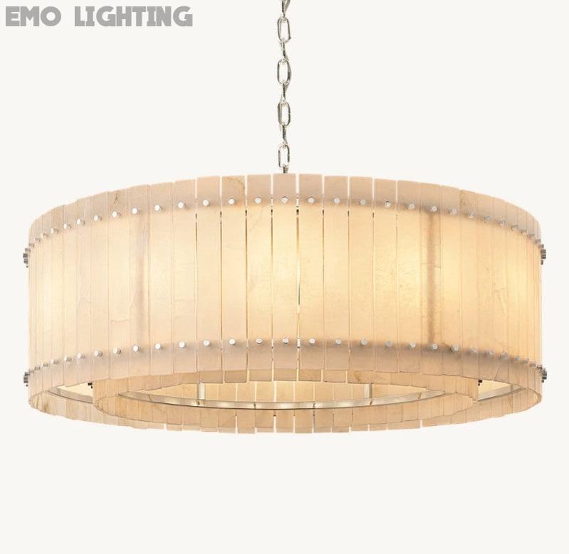 San Marco Alabaster Round Chandelier - thebelacan