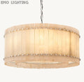 San Marco Alabaster Round Chandelier - thebelacan