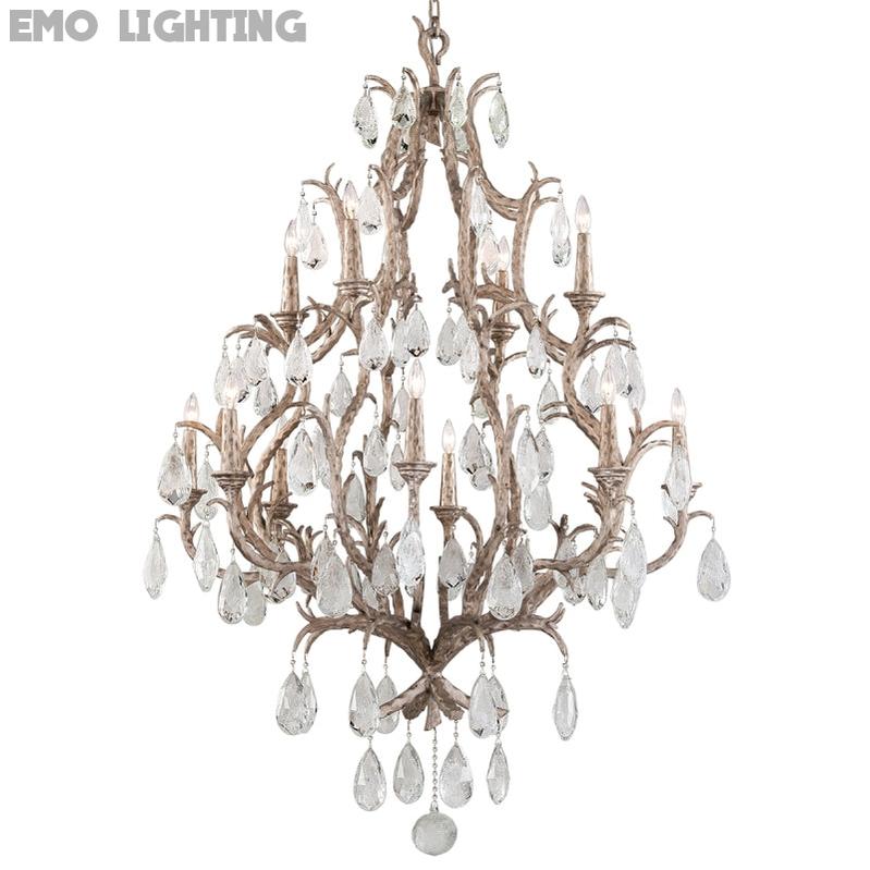 Art Crystal Amadeus Branch Chandelier 20"D 28“D 36.5”D 46.5“D 60”D - thebelacan