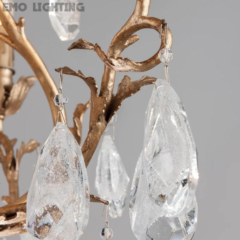 Art Crystal Amadeus Branch Chandelier 20"D 28“D 36.5”D 46.5“D 60”D - thebelacan
