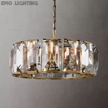 Harlow Crystal Round Chandelier 31"