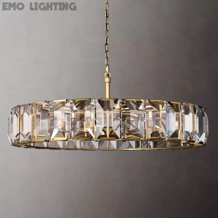 Harlow Crystal Round Chandelier 60"