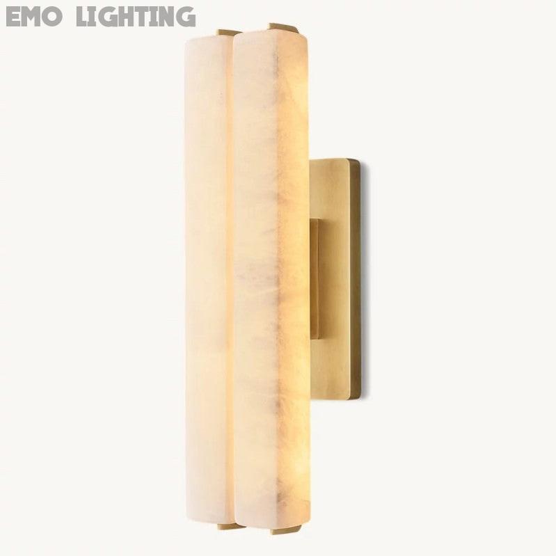 Audubos Alabaster Double Sconce - thebelacan
