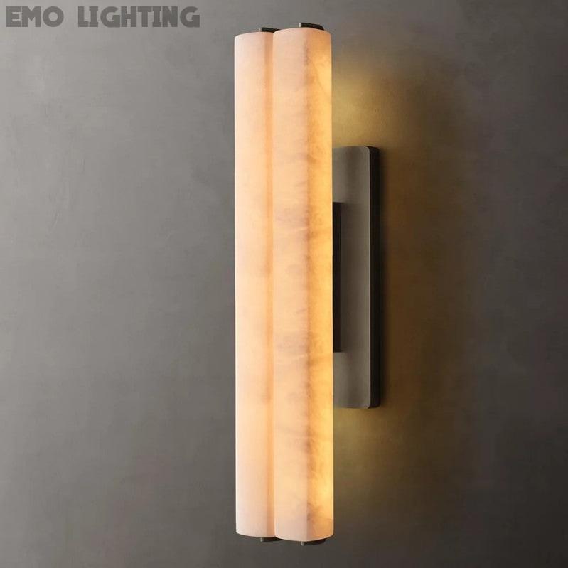 Audubos Alabaster Double Sconce - thebelacan