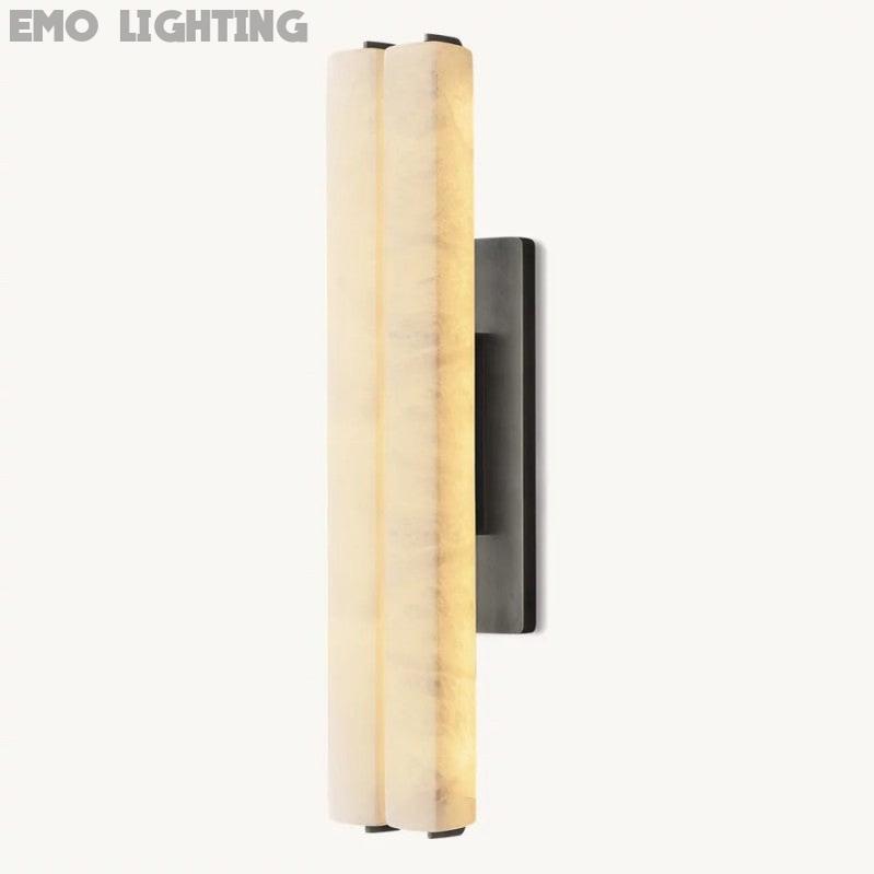 Audubos Alabaster Double Sconce - thebelacan