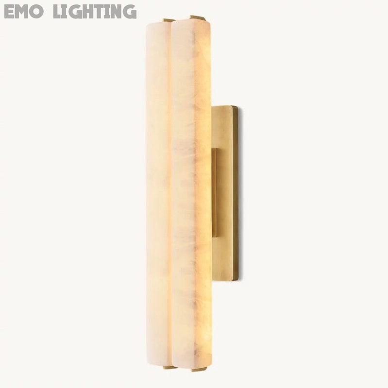 Audubos Alabaster Double Sconce - thebelacan