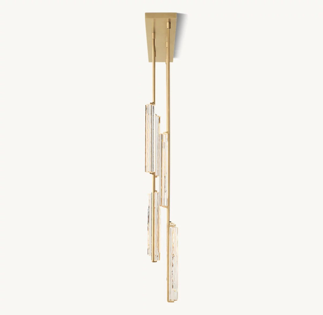 Audubon Linear Crystal Chandelier 54"L