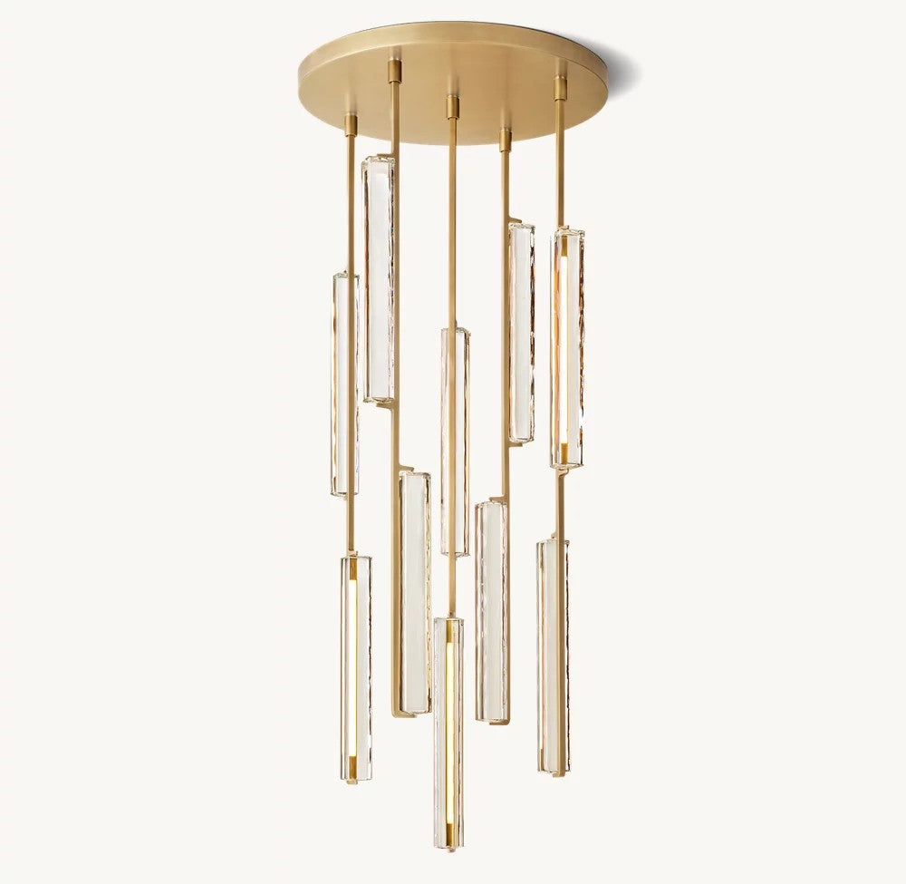 Audubon Round Crystal Chandelier 24"D