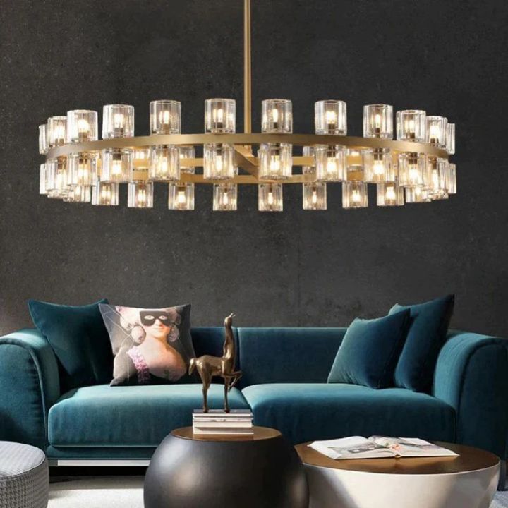 Arcachon Round Chandelier 48"