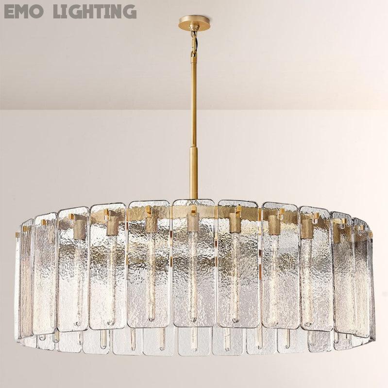 Camette Glass Round Chandelier 48"D