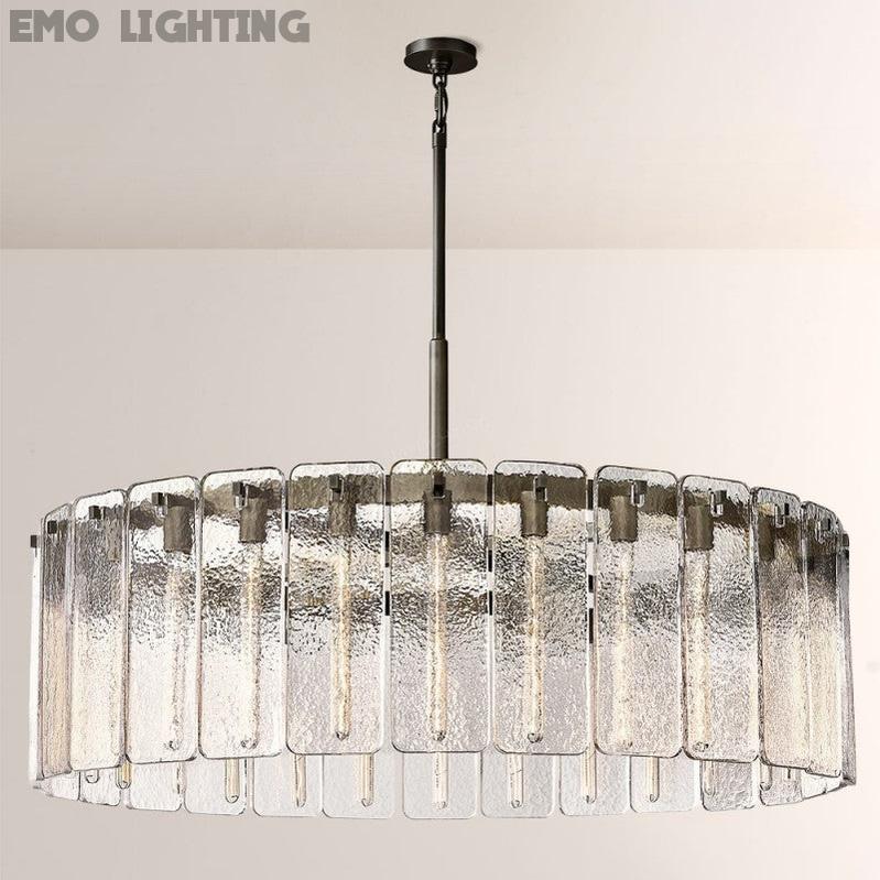 Camette Glass Round Chandelier 48"D