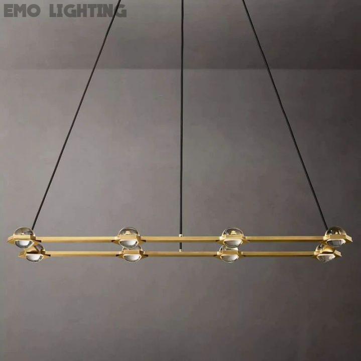 Eclatant Rectangular Chandelier 54"