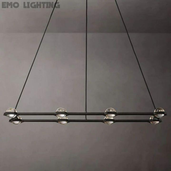 Eclatant Rectangular Chandelier 54"