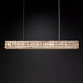 Brilliant Crystal Linear Chandelier 49“W 61”W - thebelacan