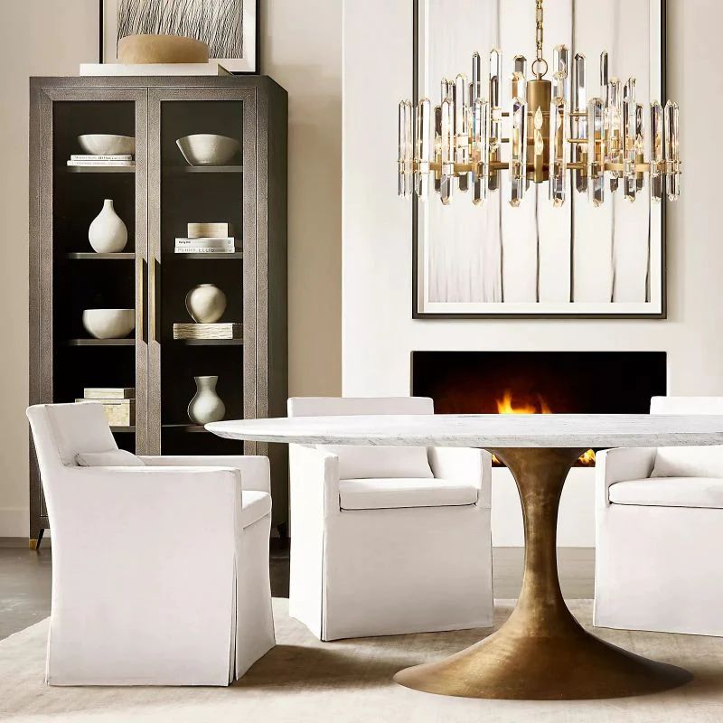 Bonnington Prism Crystal Round Chandelier 36"