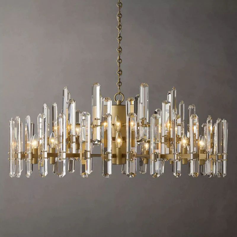 Bonnington Prism Crystal Round Chandelier 48"