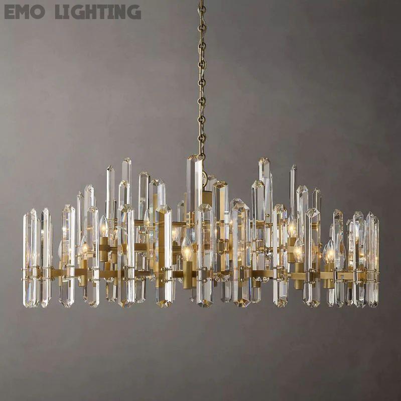 Bonnington Prism Crystal Round Chandelier 48"