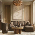 Cabrette Round  Living Room Chandelier 60