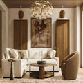 Cabrette Round  Living Room Chandelier 60