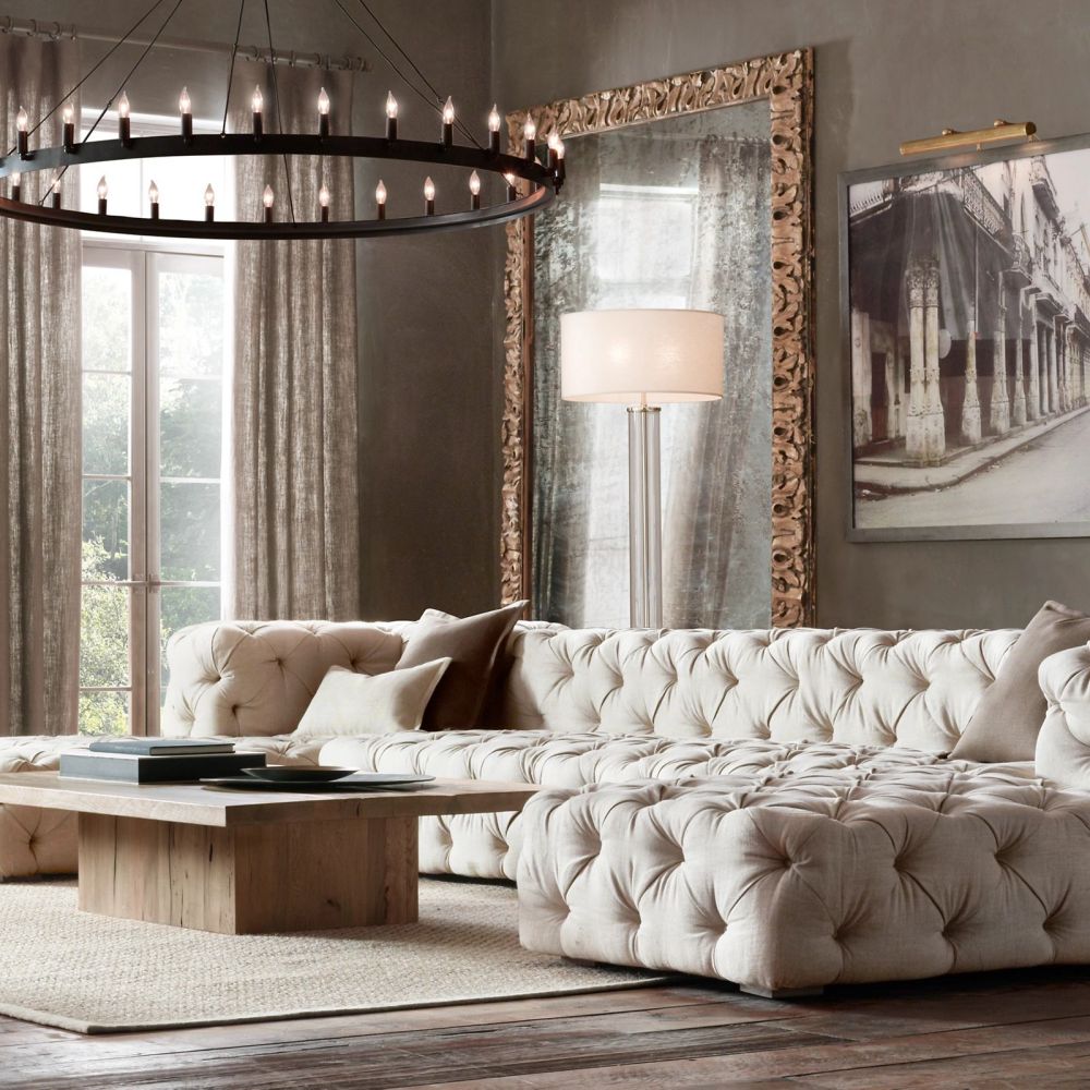 Camino Vintage Filament Round Chandelier 63‘’D