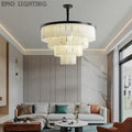Alabaster Modern Multi-Tiered Round Chandelier    Chandelier [product_tags] Fabtiko