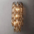 Chiara Smoke Glass Grand Bedroom Wall Sconce