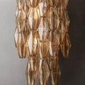 Chiara Smoke Glass Grand Bedroom Wall Sconce