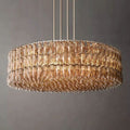 Chiara Smoke Glass Round Chandelier 62