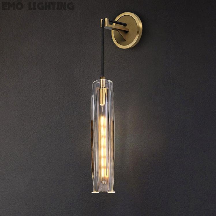 Crystal  Lampshade Wall Sconce For Dinning Room