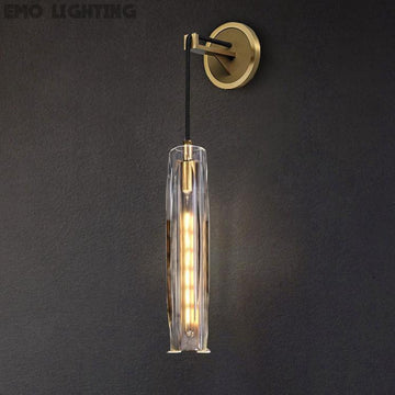 Crystal  Lampshade Wall Sconce For Dinning Room