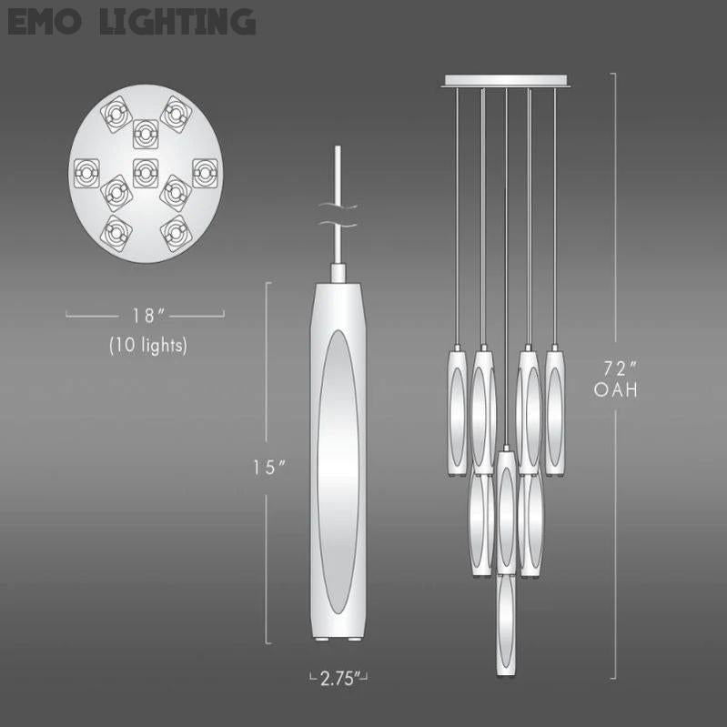 Chartier Crystal 10-Light Round Chandelier - thebelacan