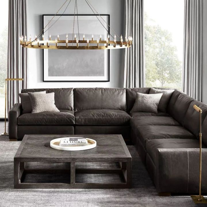 Camino Vintage Candelabra Round Chandelier 63''D
