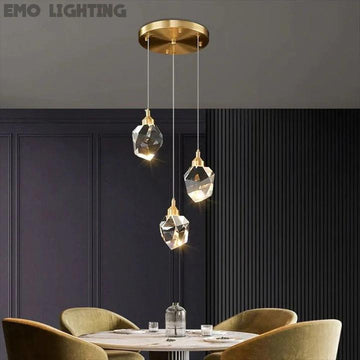 Prism Crystal Multi-Lights Pendant