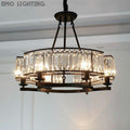 Decorative 6-Light Crystal Ceiling Chandelier D23.6