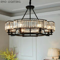 Decorative 8-Light Crystal Ceiling Chandelier D31.5