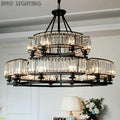 Decorative 18-Light Crystal Ceiling Chandelier D41.3