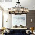 Decorative 10-Light Crystal Ceiling Chandelier D41.3