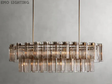 Delsie Oval 51" 63'' 72'' Chandelier