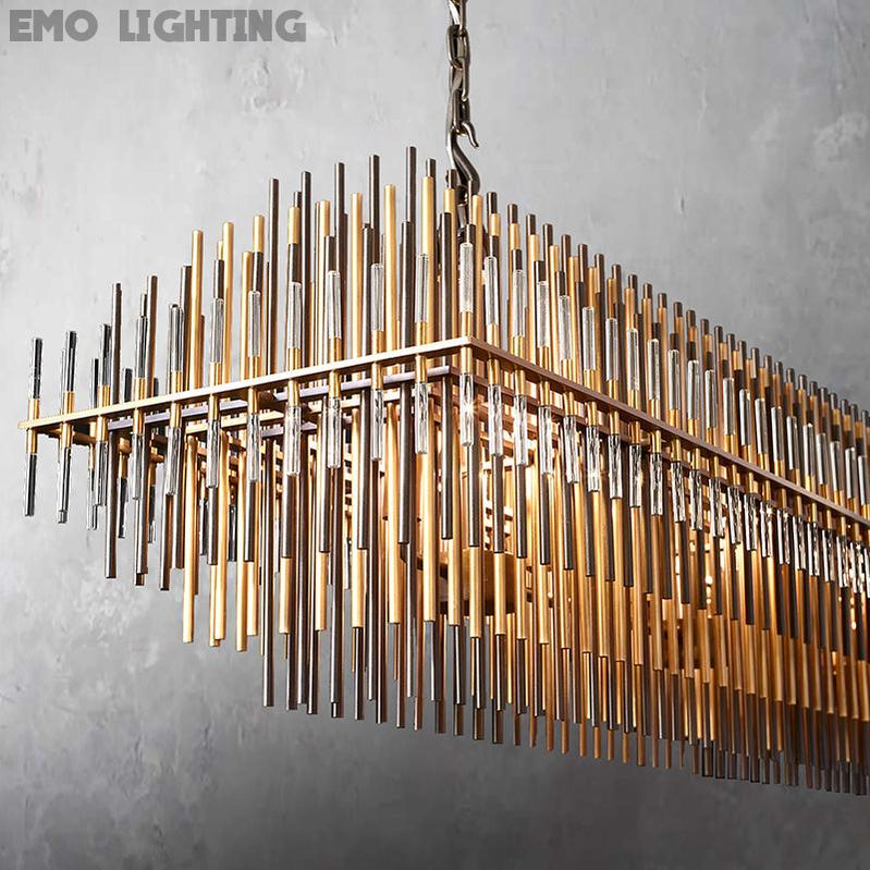 Emily Rectangular Chandelier 54"