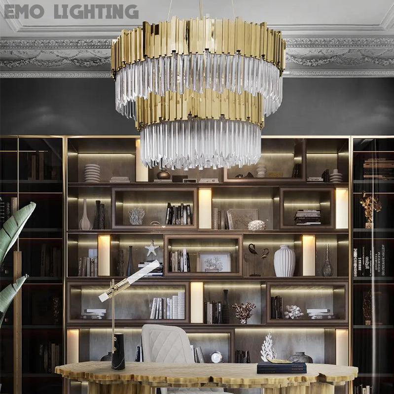 Empire Decorative 2-tier Round Chandelier - thebelacan