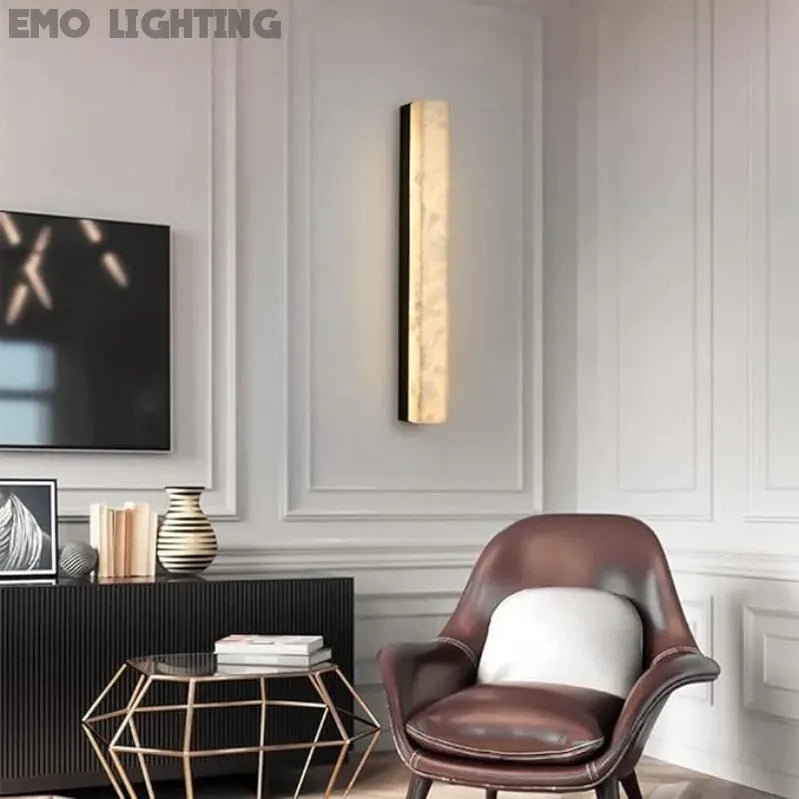 Alabaster Kitchen Island Modern Linear Wall Sconce
