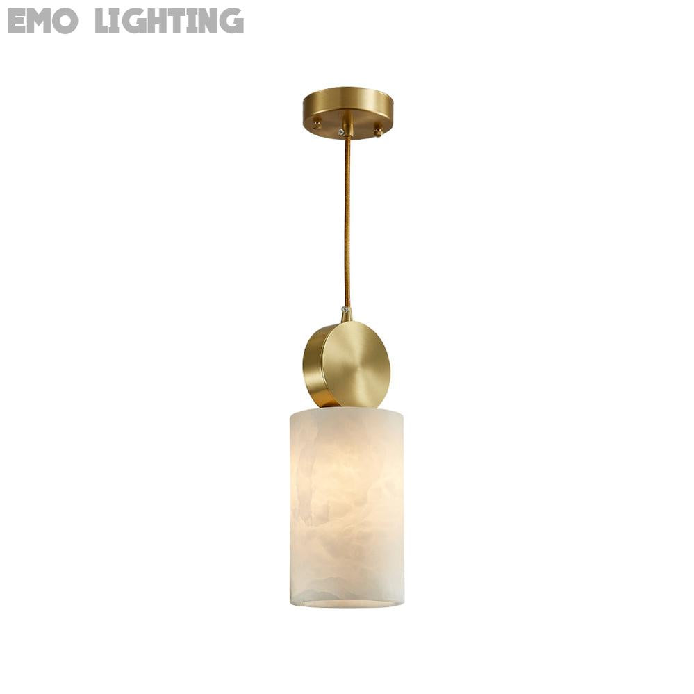 Etruscan alabaster Pendant Light