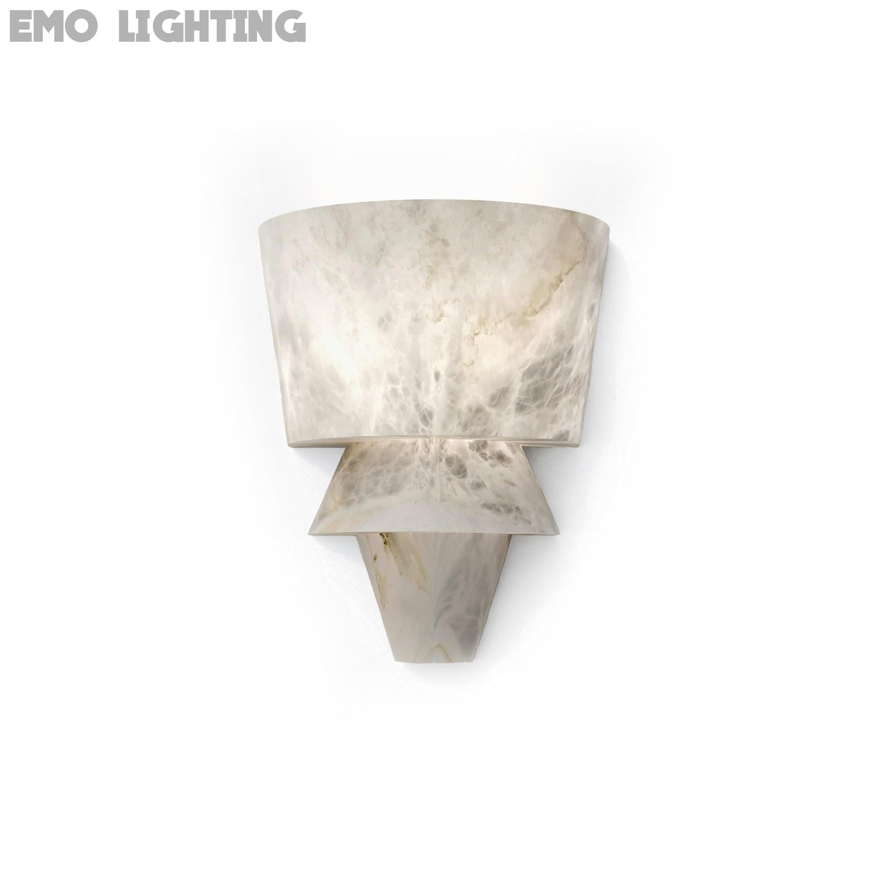 Koltin FLO A Alabaster Wall Sconce, Wall Lamp For Bedroom, Living Room Wall Light Fixtures J-CHANDELIER   