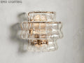 Ghiaccio Art Glass Wall Sconce-Meet Lighting