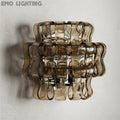Ghiaccio Art Glass Wall Sconce-Meet Lighting