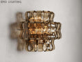 Ghiaccio Art Glass Wall Sconce-Meet Lighting