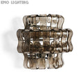 Ghiaccio Art Glass Wall Sconce-Meet Lighting