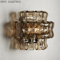 Ghiaccio Art Glass Wall Sconce-Meet Lighting